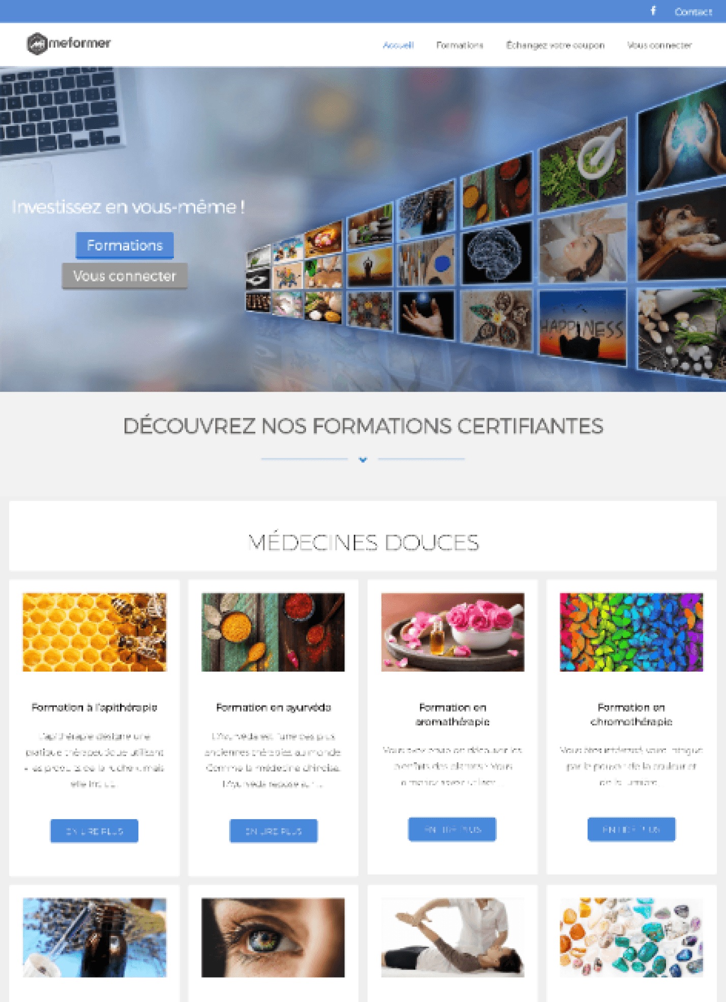 Before - Landing page