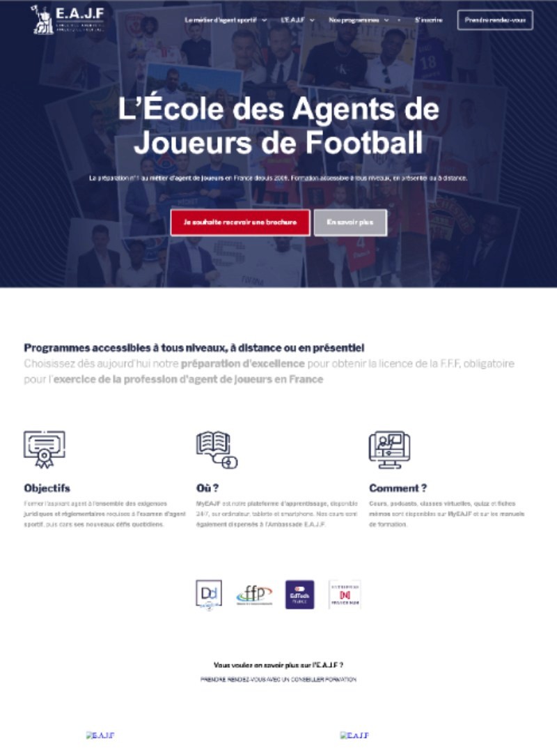 Before - Landing page